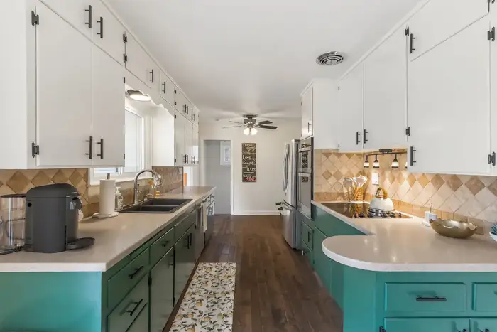 Fully equipped kitchen at Rising Star Ranch in Mission, Kansas